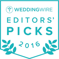 Editor' Picks award WEDDINGWIRE 2016